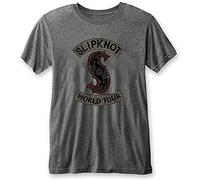 Slipknot - T-Shirt # Xl Unisex Grey # World Tour