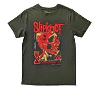 Slipknot T Shirt Zombie Band Logo Nue offiziell Unisex Grün XL
