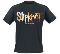 Slipknot The End, So Far Logo Männer T-Shirt schwarz S 100% Baumwolle Band-Merch, Bands, Horror
