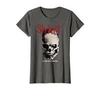 Slipknot Tribal Totenkopf auf der Rückseite T-Shirt, Damen, Anthrazit, S