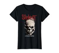 Slipknot Tribal Totenkopf auf der Rückseite T-Shirt, Damen, Schwarz, S