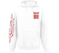 Slipknot Wait & Bleed Barcode Kapuzenpullover weiß in XXL