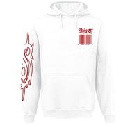 Slipknot Wait & Bleed Barcode Männer Kapuzenpullover weiß