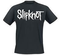 Slipknot White Logo Männer T-Shirt schwarz XXL 100% Baumwolle Band-Merch, Bands, Nachhaltigkeit
