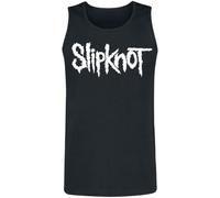 Slipknot White Logo Männer Tank-Top schwarz XL 100% Baumwolle Band-Merch, Bands, Horror