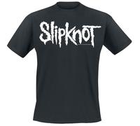 Slipknot White Logo T-Shirt schwarz in 4XL