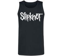 Slipknot White Logo Tank-Top schwarz in XL