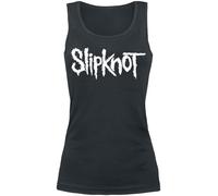 Slipknot White Logo Top schwarz in L