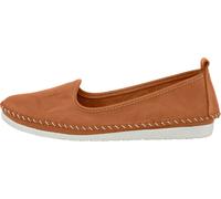 Slipper ANDREA CONTI, Damen, Gr. 35, braun (cognac), Glattleder, Leder, Schuhe Slipper (88629058-35) cognac