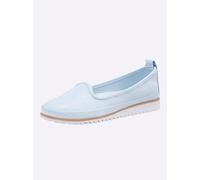 Slipper ANDREA CONTI, Damen, Gr. 36, blau (hellblau), Glattleder, Leder, Schuhe Slipper (15653847-36) hellblau