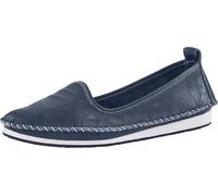 Slipper ANDREA CONTI, Damen, Gr. 38, blau (marine), Glattleder, Leder, Schuhe Slipper (65942548-38) marine