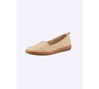 Slipper ANDREA CONTI, Damen, Gr. 39, beige (creme), Glattleder, Leder, Rindsleder, Schuhe Slipper (49894549-39) creme