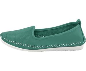 Slipper ANDREA CONTI, Damen, Gr. 40, blau (türkis), Glattleder, Leder, Schuhe Slipper (56285638-40) türkis