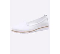 Slipper ANDREA CONTI, Damen, Gr. 40, weiß, Glattleder, Leder, Schuhe Slipper (70276236-40) weiß