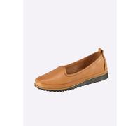 Slipper ANDREA CONTI, Damen, Gr. 41, braun (cognac), Glattleder, Leder, Schuhe Slipper (15931942-41) cognac