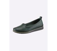 Slipper ANDREA CONTI, Damen, Gr. 42, grün, Glattleder, Leder, Schuhe Slipper (25009010-42) grün