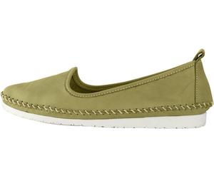 Slipper ANDREA CONTI, Damen, Gr. 43, grün, Glattleder, Leder, Schuhe Slipper (51254968-43) grün