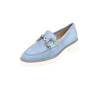 Slipper ARA "Ara Slipper Veloursleder", Damen, Gr. 40, blau (dunkelblau), Veloursleder, Schuhe Slipper (33654920-40) dunkelblau