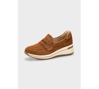 Slipper aus echtem Wildleder orange 42