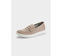 Slipper aus weichem Leder rosa 36