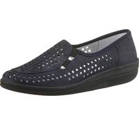 Slipper blau 39 Glattleder
