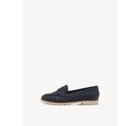 Tamaris Damen Loafer flach, blau, 36 EU