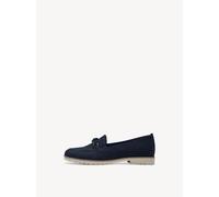 Tamaris Damen-Leder-Slipper 99160118 Nubukleder TOUCHit-Fußbett Navy Gr. 39