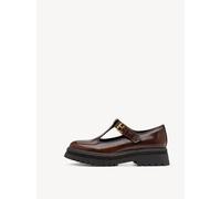 Tamaris Slipper MUSCAT Damen Braun Klettverschluss Größe 36