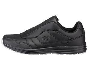 Slipper BRÜTTING "Freizeitschuh Classic Run Slipper", Herren, Gr. 46, schwarz, Leder, Schuhe Slipper (68511258-46) schwarz