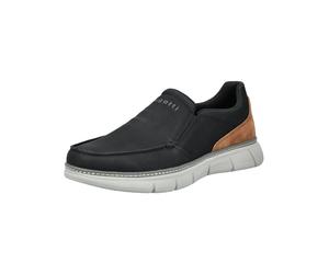 Slipper BUGATTI "bugatti Slipper Lederimitat", Herren, Gr. 44, schwarz, Lederimitat, Schuhe Slipper (79082312-44) schwarz