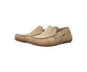 Slipper BUGATTI, Herren, Gr. 44, beige, Veloursleder, Schuhe Slipper, Mokassin, Slip in, Schlupfschuh, Loafer mit Soft Fit-Ausstattung (10282559-44) beige