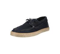 Slipper BULLBOXER "Bullboxer Slipper Leder/Textil", Herren, Gr. 44, navy, Leder, Textil, Schuhe Slipper (85881426-44) navy