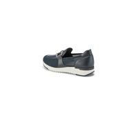 CAPRICE Damen Slipper mit Plateau Sportlich, Blau (Ocean Comb), 37 EU