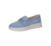 Caprice Slipper Veloursleder Mittelblau - 39