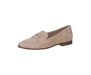 Slipper CAPRICE "Caprice Slipper Veloursleder", Herren, Gr. 38, beige, Veloursleder, Schuhe Slipper (34977434-38) beige