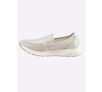 Slipper CAPRICE, Damen, Gr. 40, hellgrau, Glattleder, Textil, Schuhe Slipper (49432564-40) hellgrau