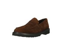 Slipper CLARKS "Berwick", Herren, Gr. 40, dunkelbraun, schwarz, Schuhe Slipper, mit EXTRALIGHT-Sohle (85987349-40) dunkelbraun, schwarz