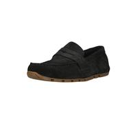 Slipper CLARKS "Corsley", Herren, Gr. 40, schwarz (blau), Leder, Schuhe Slipper, mit flexibler Sohle (82677950-40) blau