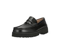 Slipper CLARKS "Yukoner Penny", Herren, Gr. 40, schwarz, Leder, Schuhe Slipper, mit toller Fersen-Struktur (48155223-40) schwarz