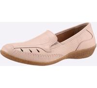 Slipper CLASSIC BASICS, Damen, Gr. 38, beige (puder), Glattleder, Basic, Schuhe Slipper (59964448-38) puder