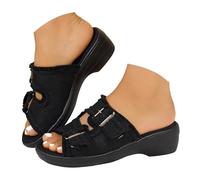 Slipper Damen Atmungsaktive Sommerpantoffeln Klassische Sandalen Mit Verstellbarem Riemen Indoor Outdoor Schuhe Sommer Flip Flops Luftige Sommerpantoffeln Mit Offenem Zehenbereich