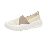 Slipper Damen Beige,Trekkingschuhe Herren breiter fuß:Generisch Sneaker Herren Hands-Free Turnschuhe:Leicht Slip on Sneaker,Mesh Freizeitschuhe,schnürsenkel ohne binden Sportschuhe,Bequeme Laufschuhe