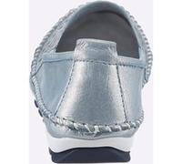 Slipper GEMINI, Damen, Gr. 38, blau (eisblau, meliert), Glattleder, Schuhe Slipper (58289746-38) eisblau, meliert