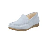 Mokassin GABOR "Mokassin Rauleder", Damen, Gr. 39, blau, Schuhe Mokassin (54867466-39) blau