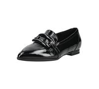 Slipper GABOR "Gabor Slipper Leder", Damen, Gr. 38,5, schwarz, Leder, Schuhe Slipper (13801047-38,5) schwarz