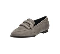 Slipper GABOR "Gabor Slipper Veloursleder", Damen, Gr. 37,5, grau (taupe), Veloursleder, Schuhe Slipper (96865964-37,5) taupe