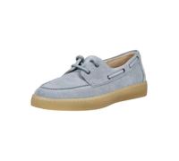 Slipper GABOR "Gabor Slipper Veloursleder", Damen, Gr. 39, sky, Veloursleder, Schuhe Slipper (59628707-39) sky