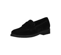 Slipper GABOR "Gabor Slipper Veloursleder", Damen, Gr. 40,5, schwarz, Veloursleder, Schuhe Slipper (47881620-40,5) schwarz