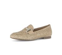 Gabor 85.214.44 hell-braun - elegante Slipper für Damen - Größe 43