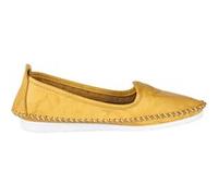 Slipper ANDREA CONTI, Damen, Gr. 37, gelb, Glattleder, Leder, modisch, Schuhe (36807850-37) gelb
